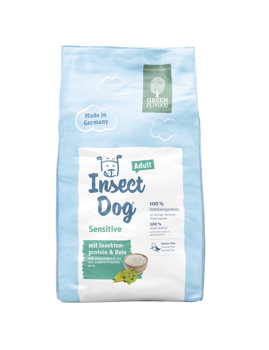 Pienso InsectDog Sensitive, alimentación sostenible para perros