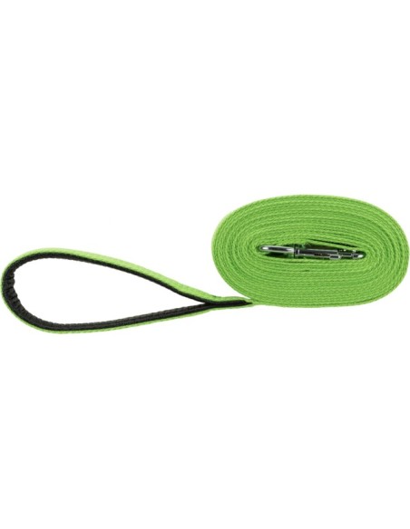 Cinta de rastreo de algodón Trixie color verde manzana para perros Cinta de rastreo de algodón Trixie color verde manzana para perros