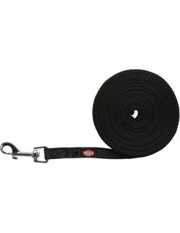 Cinta de rastreo antideslizante de nylon negro de Trixie para perros Trixie - 1