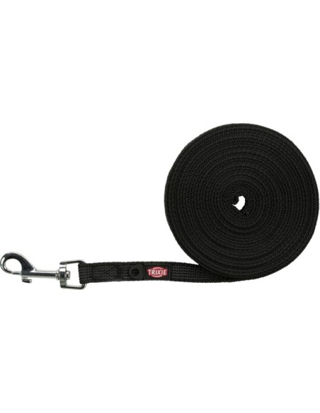 Cinta de rastreo antideslizante de nylon negro de Trixie para perros Trixie - 1