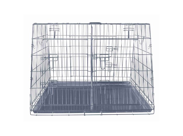 Jaula Doble plegable Trixie para perros de tamaño mediano y pequeño