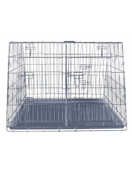 Jaula Doble plegable Trixie para perros de tamaño mediano y pequeño
