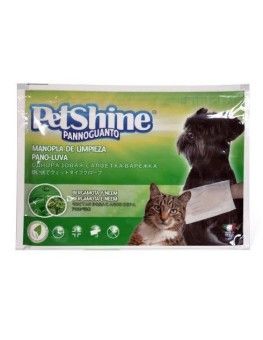 Manopla De Limpieza Petshine para perros con fragancia a Bergamota y Neem
