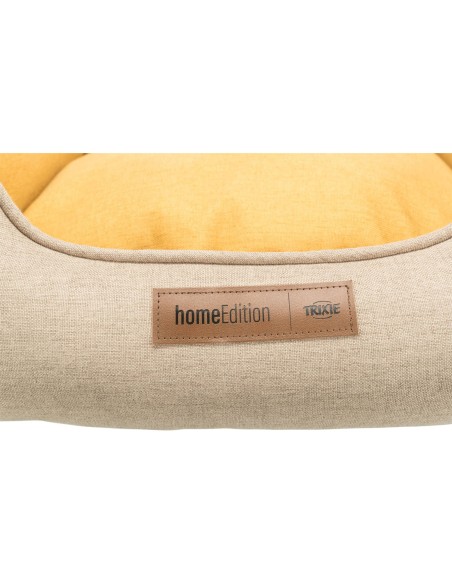 Trixie Home Edition, Cama Lona  color Arena y amarillo, Cuna para perros
