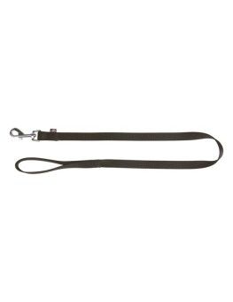Correa Trixie nylon Classic color negro para perros