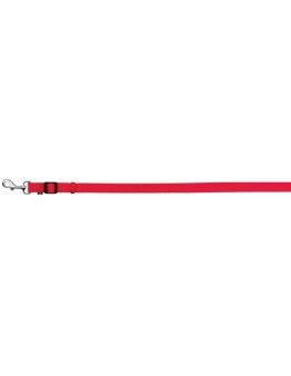 Correa de nylon rojo regulable en longitud Trixie para perros