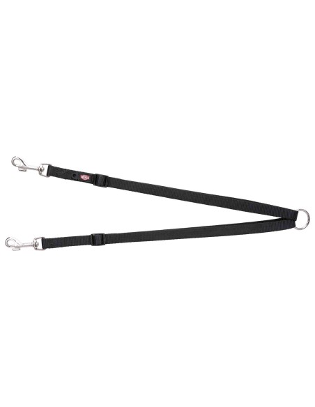 Correa para dos perros de nylon color negro de Trixie Trixie - 1