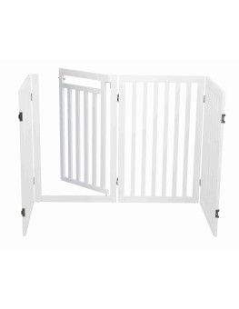 Barrea Trixie de cuatro tramos con puerta para perros