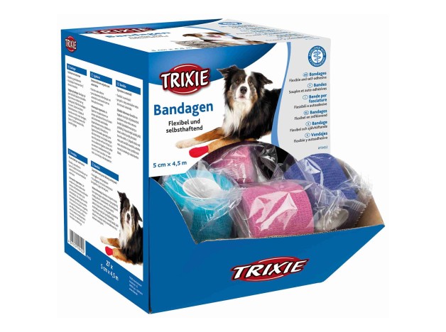 Vendas autoadhesivas con sabor amargo de Trixie para perros Trixie - 1