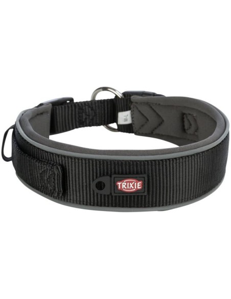 Collar nylon Premium negro extra ancho, de Trixie