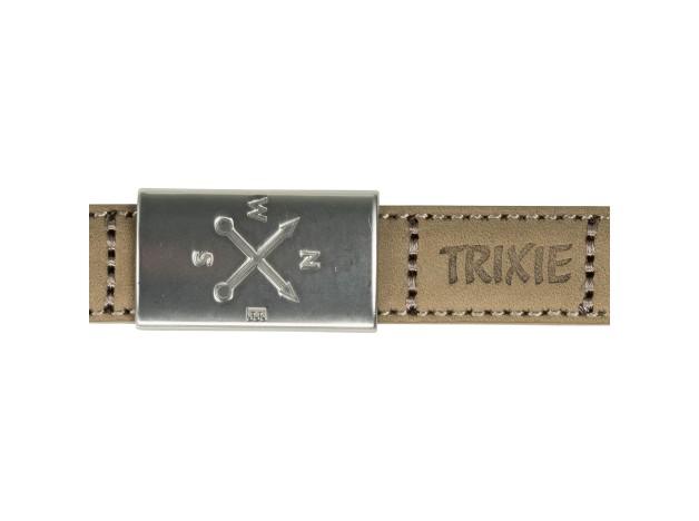 Trixie Be Nordic, Correa Cuero Color Arena, Para Perros de todos los tamaños y razas
