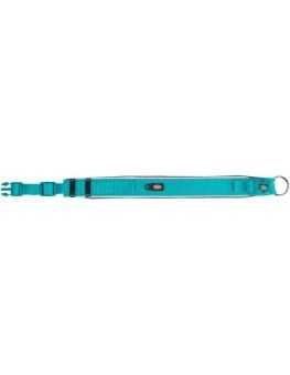 Collar acolchado de neopreno, Trixie extra ancho azul Petróleo, para perros 2