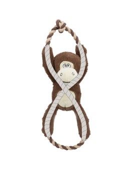 Peluche Trixe, mono con cuerda interior, Juguete para perros 2