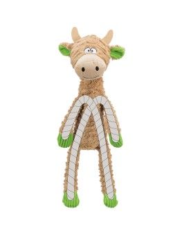 juguete de peluche con cuerda interior, vaquita Trixie para perros 2