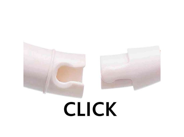 Collar Trixie Flax, Luminoso De Manguera Rosa, con cierre de seguridad,