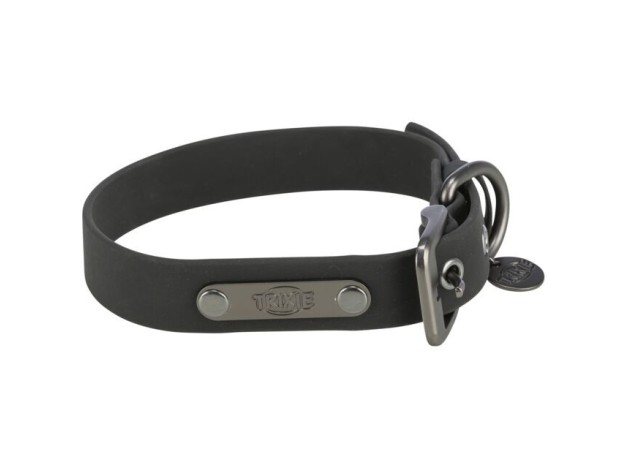 Collar negro Trixie  CityStyle para perros de PVC