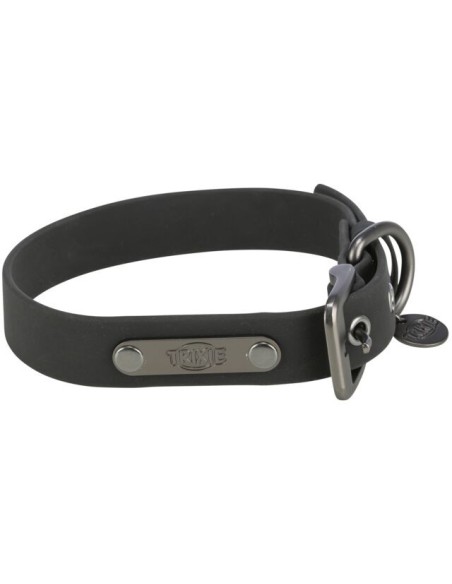 Collar negro Trixie  CityStyle para perros de PVC Collar negro Trixie  CityStyle para perros de PVC