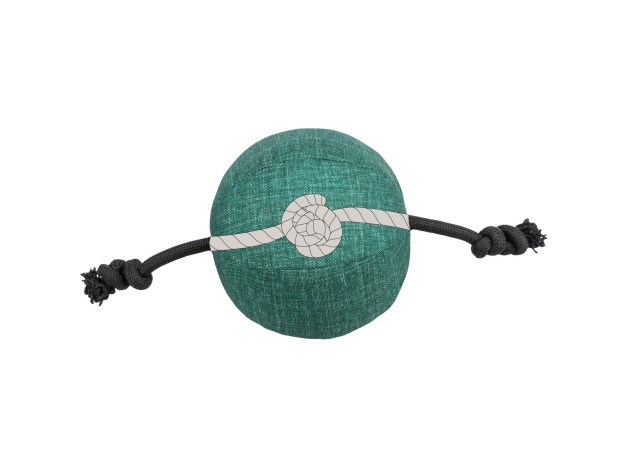 Pelota con cuerda Trixie CityStyle, Juguete eco para perros