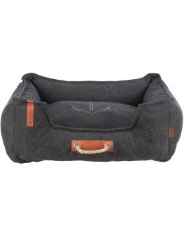 Cama Be Nordic negra de Trixie, cuna para perros