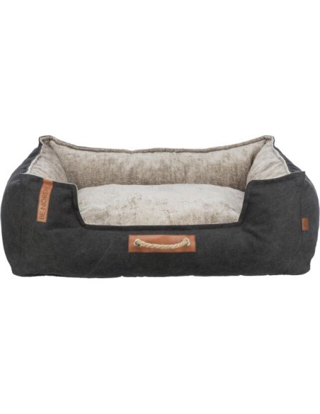 Cama Trixie para perros, cuna Be Nordic Fohr negra y arena