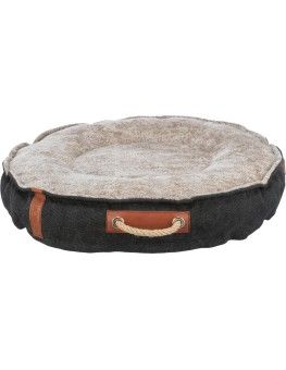 Cuna redonda para perros, cama Trixie Be Nordic Fohr negra arena