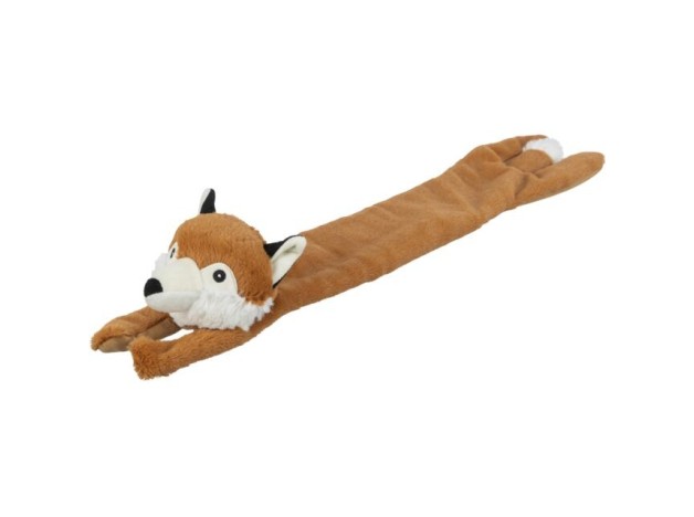 Trixie Juguete ecológico para perros, Zorro con sonido Crunch