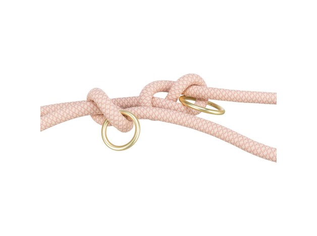 Correa multiposición Trixie de cordón, adiestramiento Soft Rope Rosa
