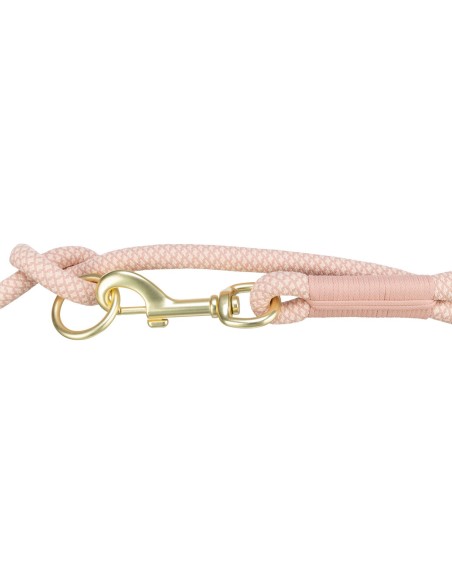 Correa Trixie de cordón, Ramal de adiestramiento Soft Rope Rosa para perros Correa Trixie de cordón, Ramal de adiestramiento Soft Rope Rosa para perros