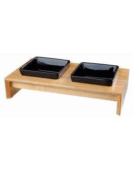 Soporte de madera para comederos de cerámica Trixie Trixie - 1 2