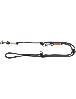 Ramal de nylon redondo trixie Be Nordic color negra