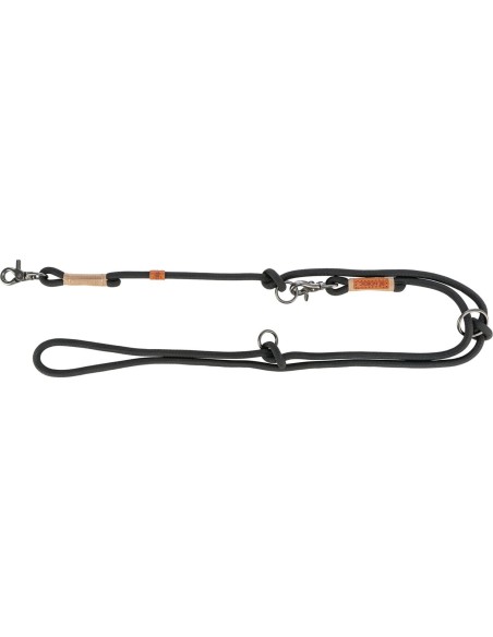 Ramal de nylon redondo trixie Be Nordic color negra