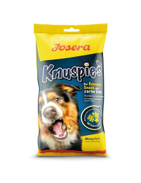 Premios Josera Knuspies con pato tierno, snack para perros