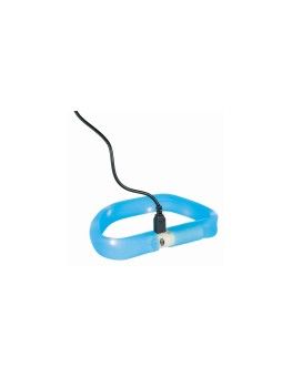Collar luminoso Azul Trixie Flash Extra Ancho Trixie - 1 2