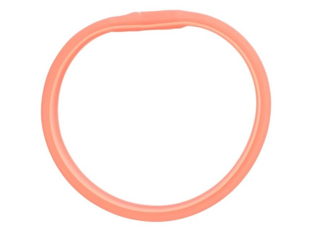 Collar luminoso extra ancho Trixie color coral