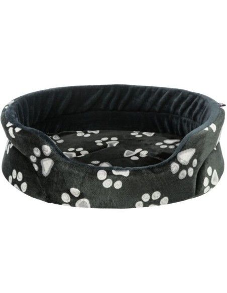 Cama Jimmy ovalada negra de Trixie para perros