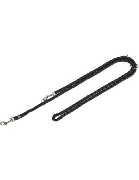 Ramal Trixie Cavo negro, correa multiposición para perros Trixie - 1 Ramal Trixie Cavo negro, correa multiposición para perros Trixie - 1