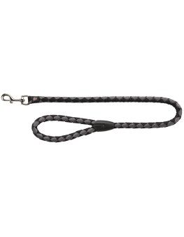Correa trixie Cavo nylon negro y grafito para perros