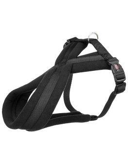 Arnes acolchado para perros, Trixie Confort Premium negro