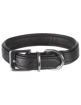 Collar Trixie Active Confort de piel negra para perros