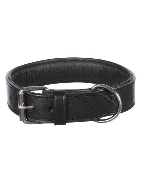 Collar extra ancho de piel Trixie Active Negro para perros Trixie - 1 Collar extra ancho de piel Trixie Active Negro para perros Trixie - 1