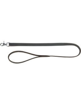 Correa Rustic gris de piel engrasada de Trixie para perros