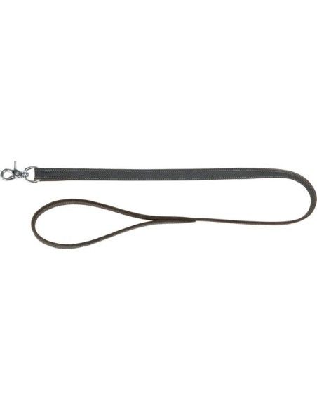 Correa Rustic gris de piel engrasada de Trixie para perros Correa Rustic gris de piel engrasada de Trixie para perros