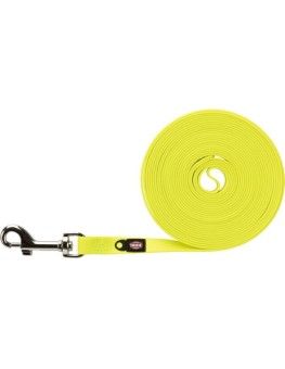 Trixie Easy Life amarillo neón correa de rastro y educación para perros