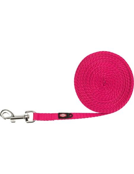 Correa de rastreo y educación extra ligera Trixie Fucsia para perros Correa de rastreo y educación extra ligera Trixie Fucsia para perros