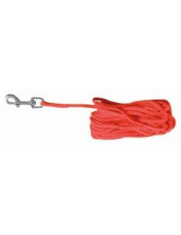 Cordón de rastreo nylon rojo de Trixie para perros