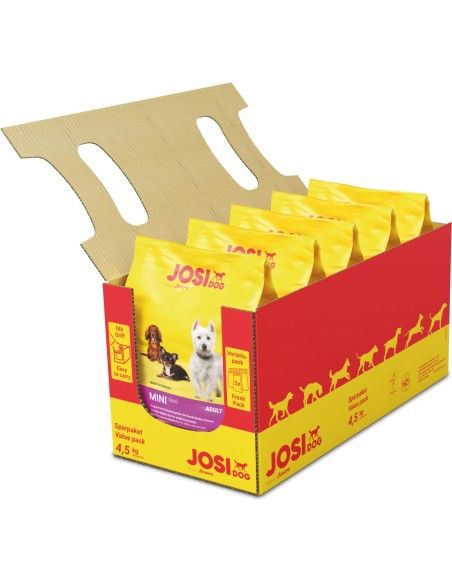 Pienso JosiDog Mini para perros de razas pequeñas pack de 5 sacos de 900 gr