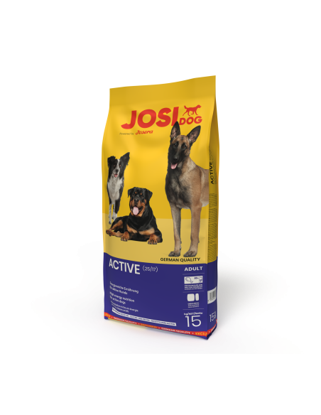 JosiDog Active, pienso para perros activos, saco de 15 kg