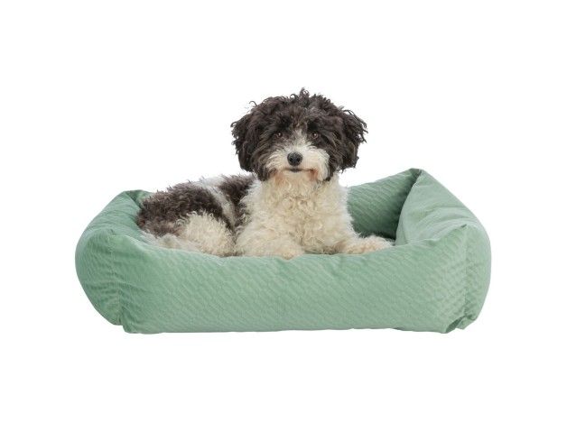 Cama rectangular Trixie Alena Soft Edition color salvia