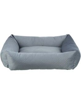 Cama Alena rectangular azul y gris de Trixie