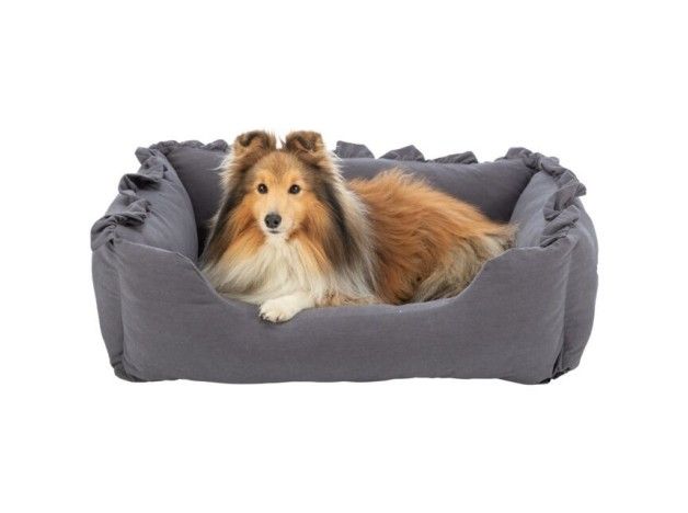Cama Amelie color gris de Trixie colección Soft edition para perros